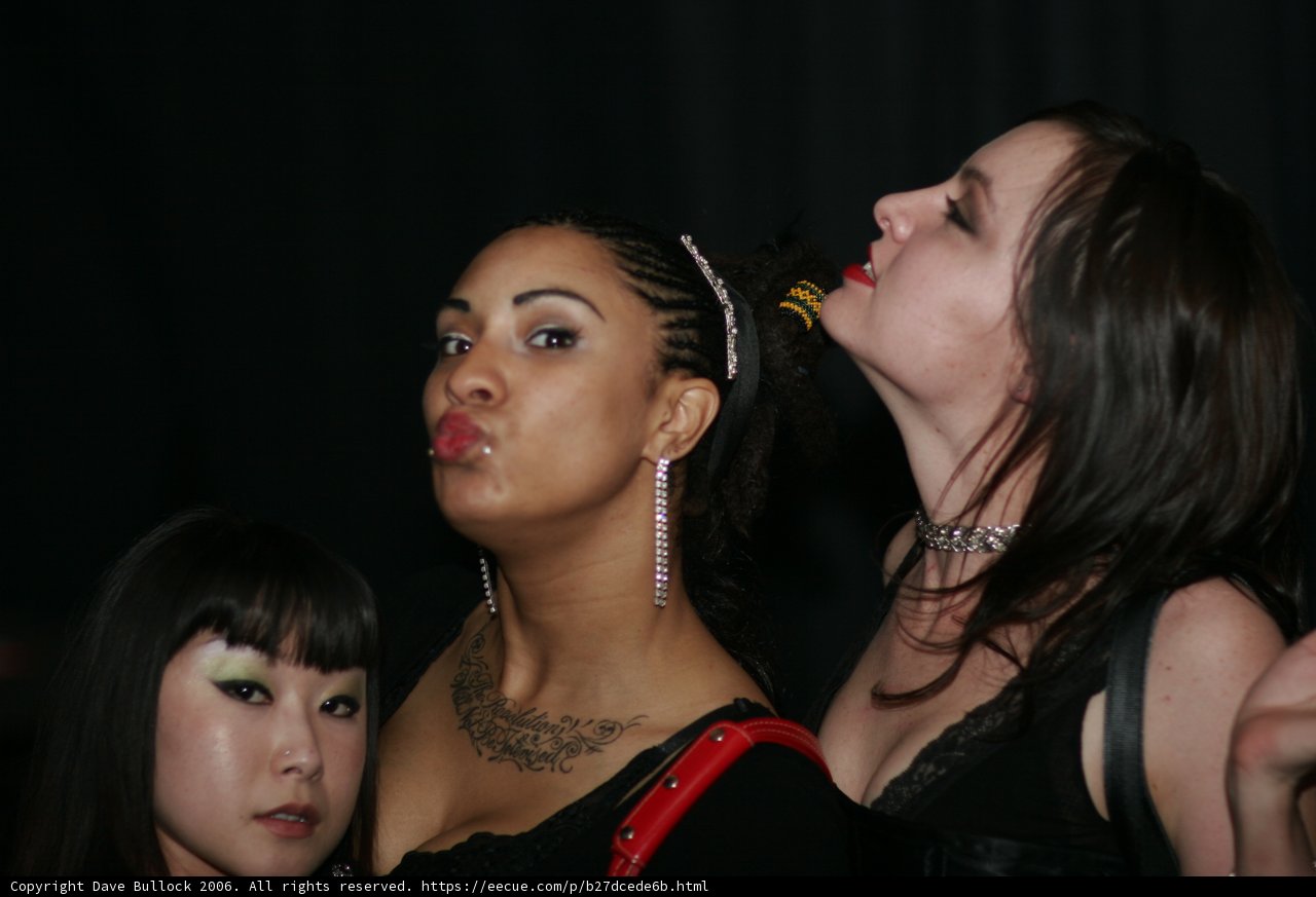 Three Urban Women Strike a Pose