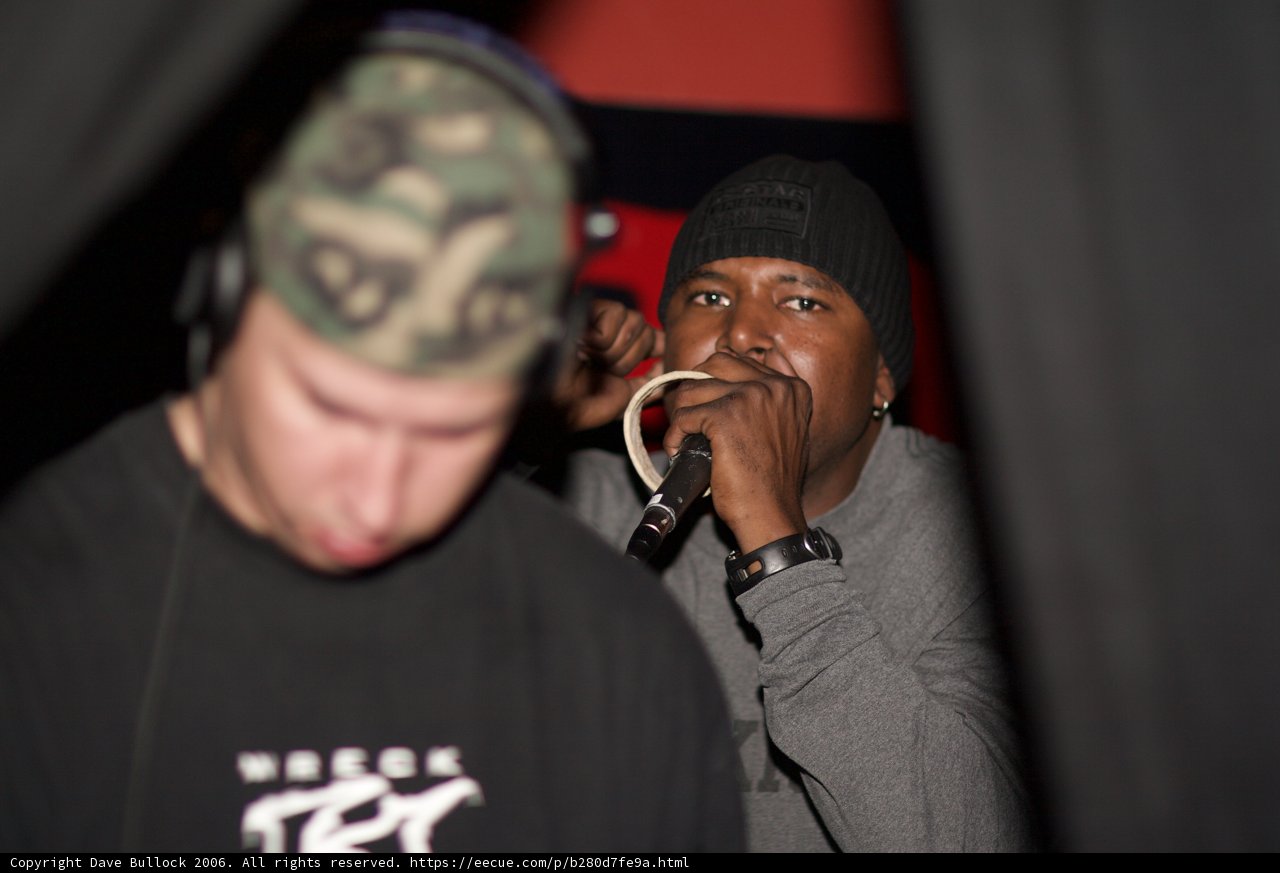 Steve J with Microphone and Hat