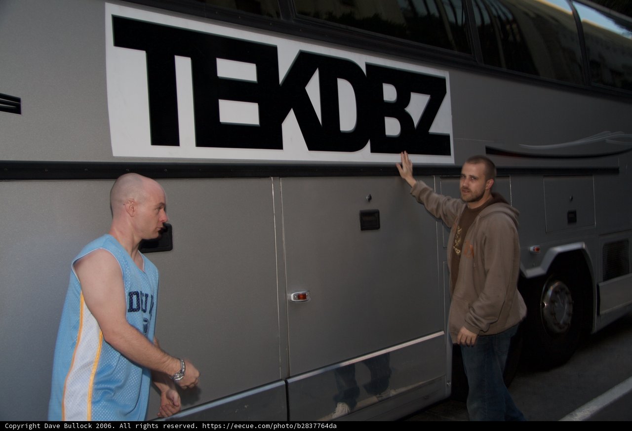 Waiting for the Tour Bus