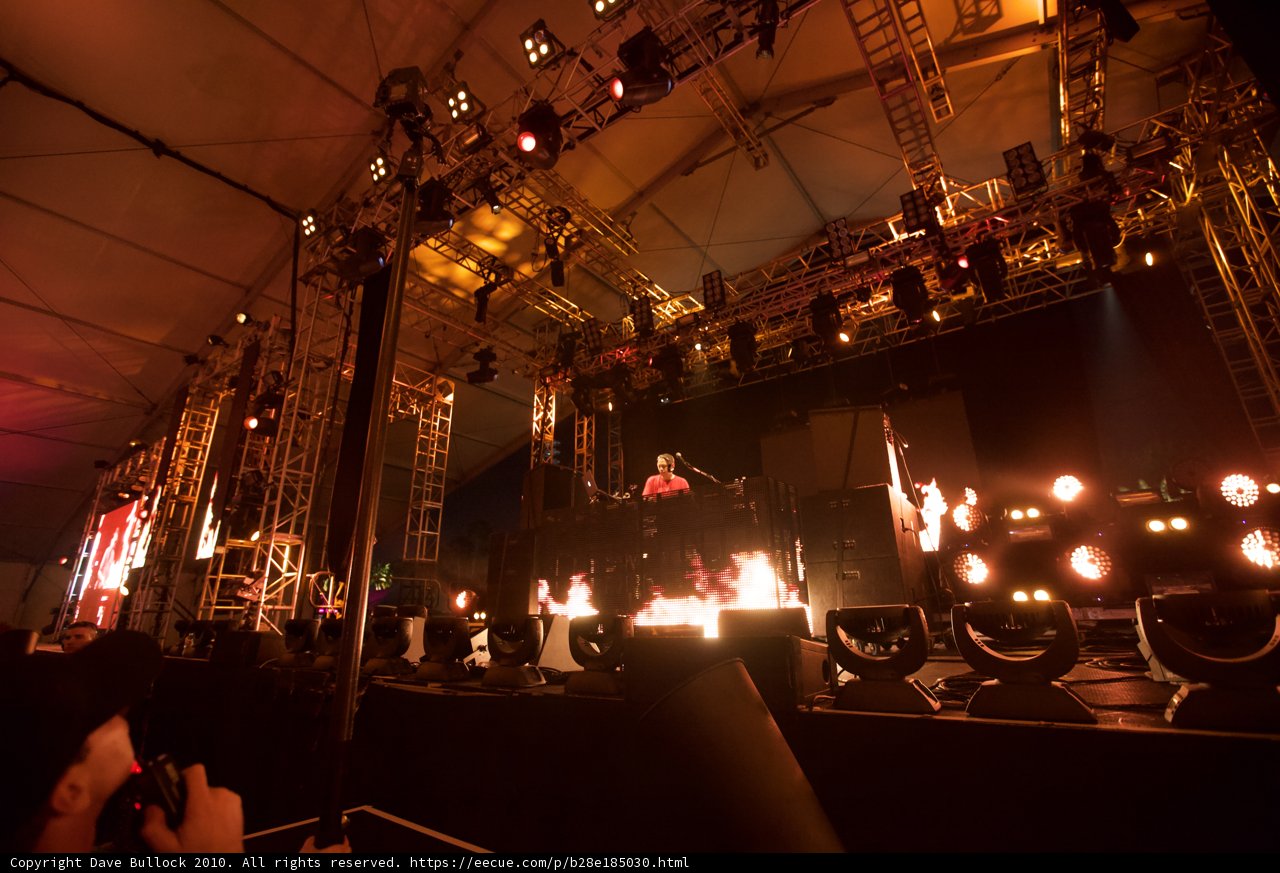 Fiery Stage at Coachella