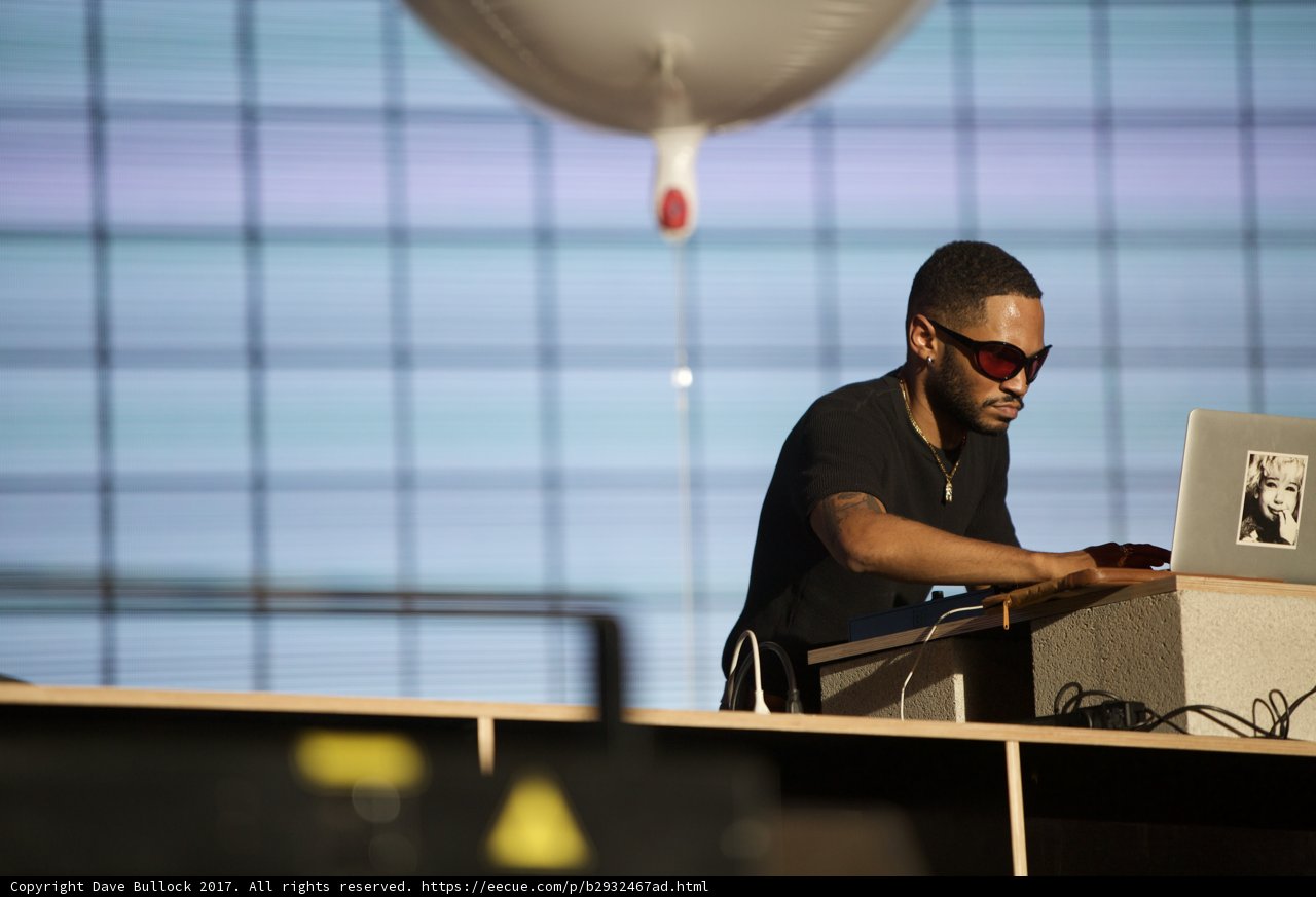 Kaytranada gets work done at Coachella