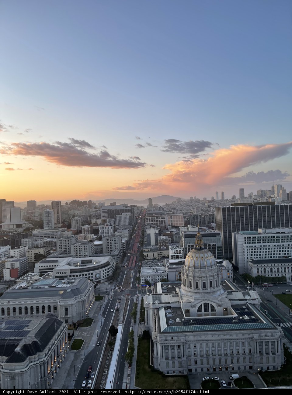 Aerial Cityscape View of San Francisco
