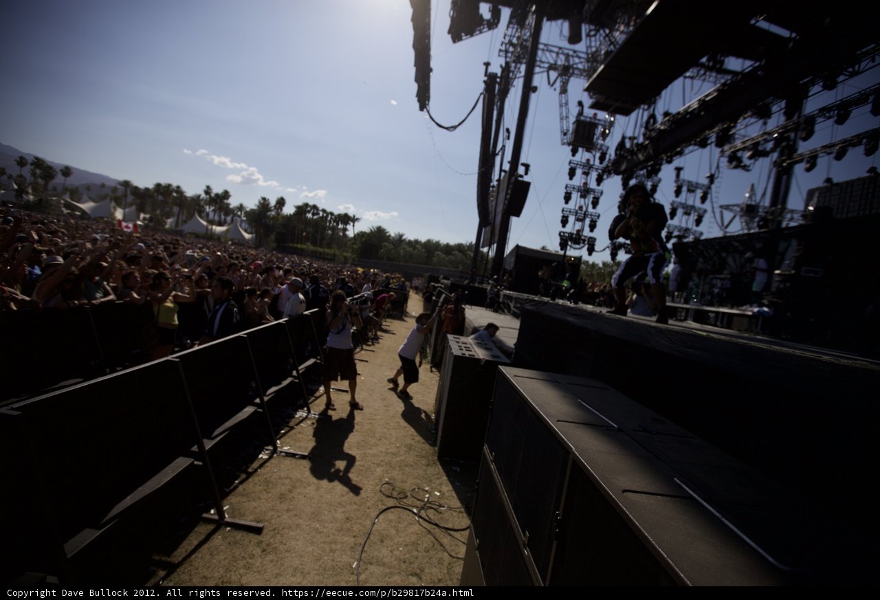 Coachella Crowd at Sunset