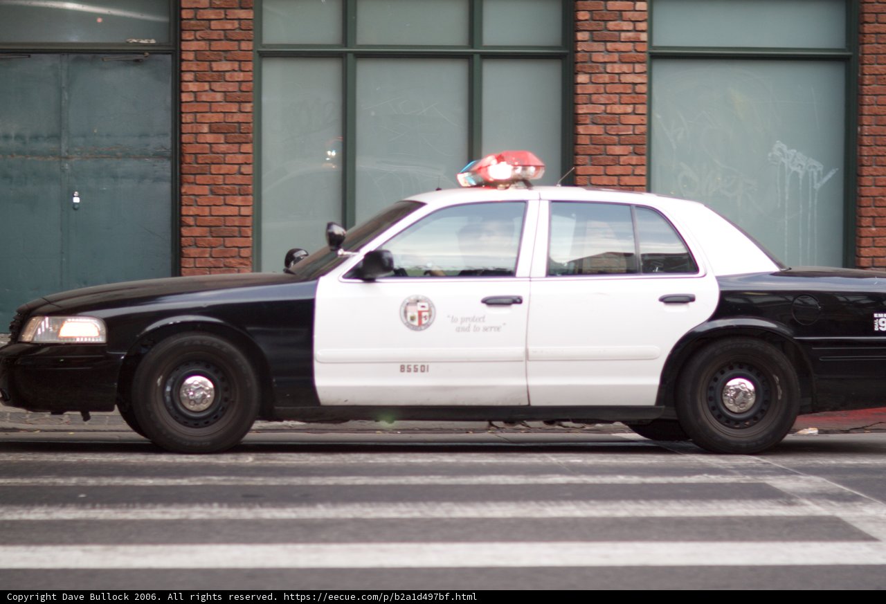 Parked Police Cruiser