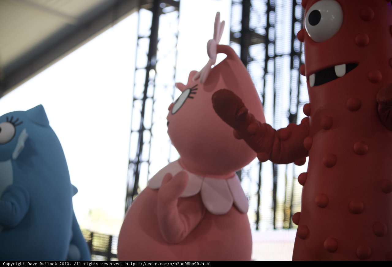 Colorful Cartoon Characters at Cochella