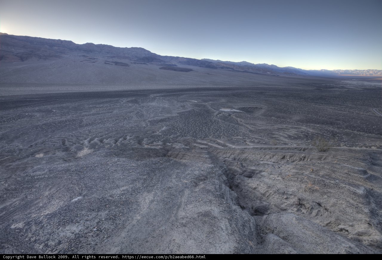 A Bird's Eye Perspective of Death Valley's Desert