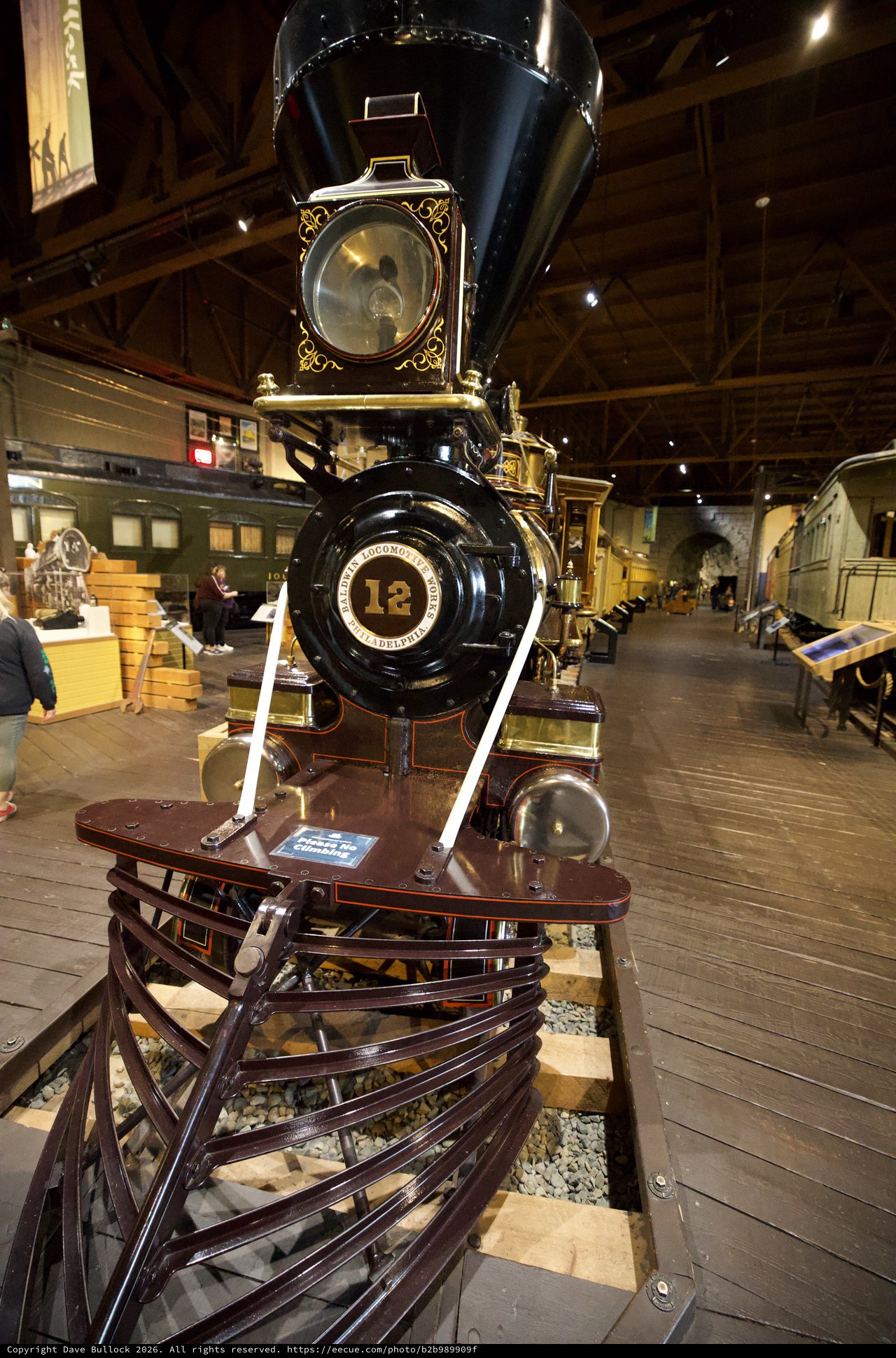 Historic Steam Locomotive No. 12 at Railroad Museum