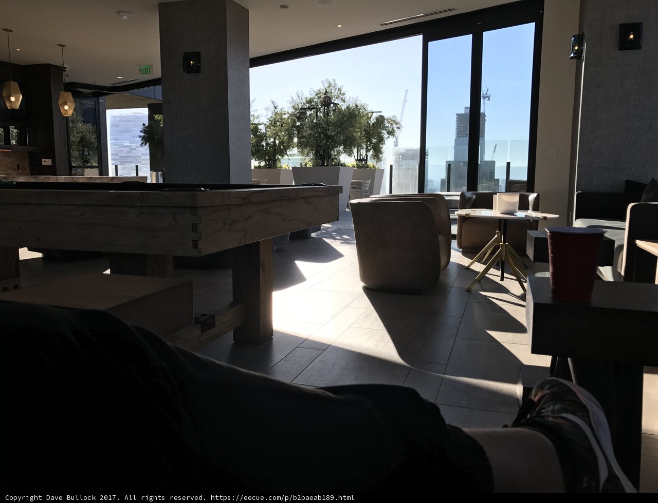 Lounge Area with Pool Table
