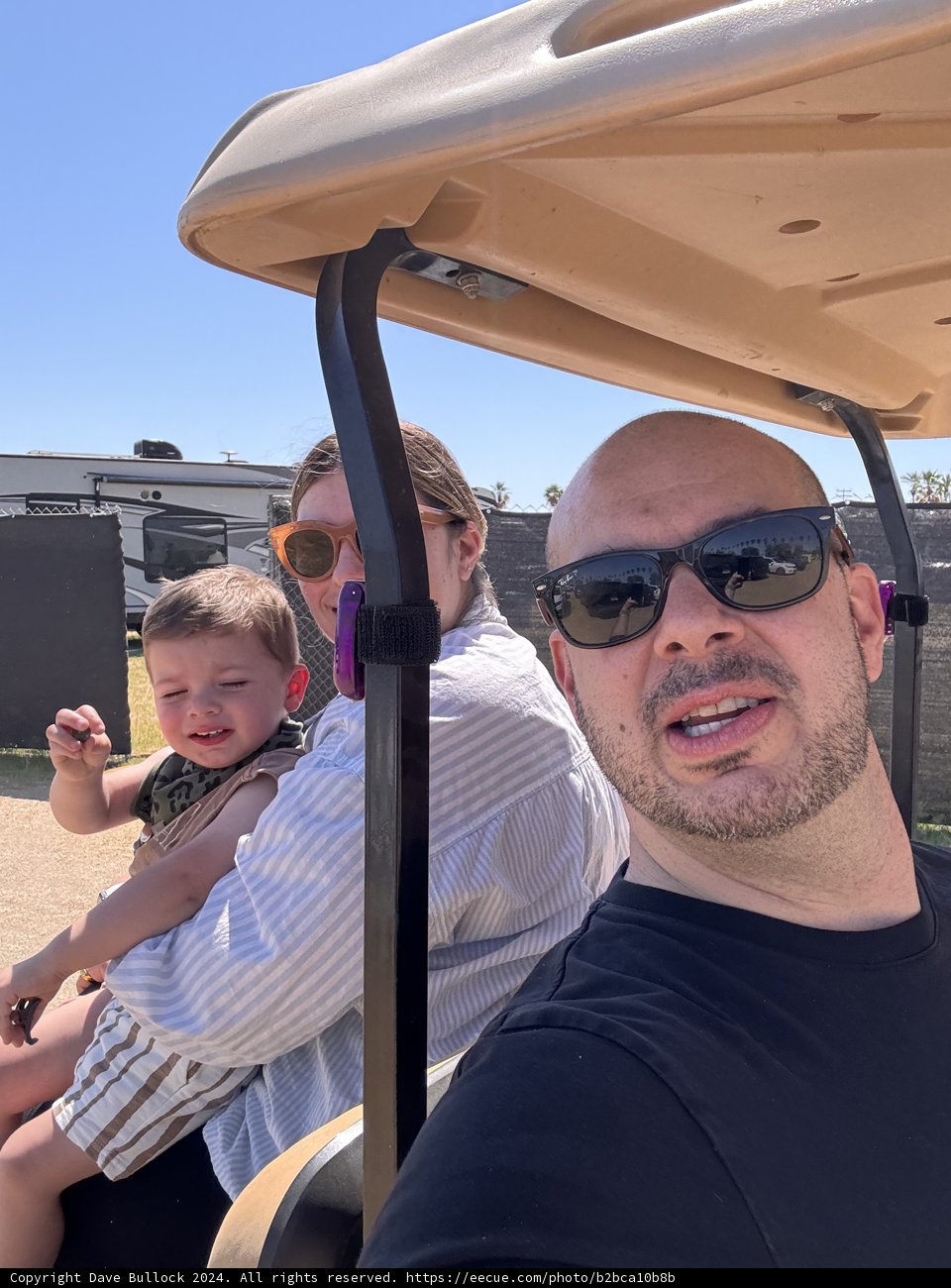 Sunny Smiles and Golf Cart Rides - Coachella 2024