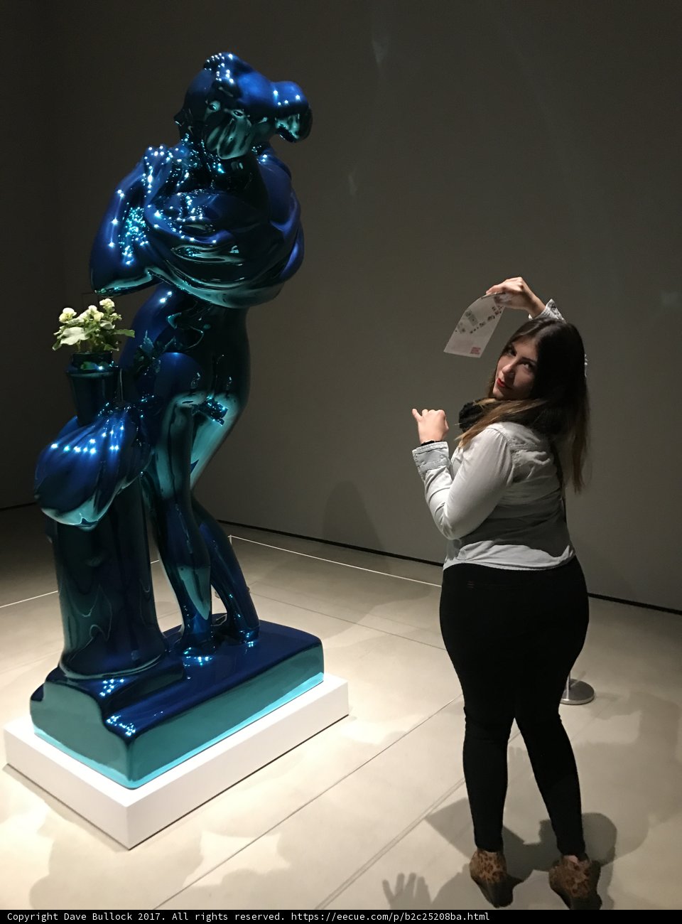 Blue Sculpture Encounters: Lori S at The Broad