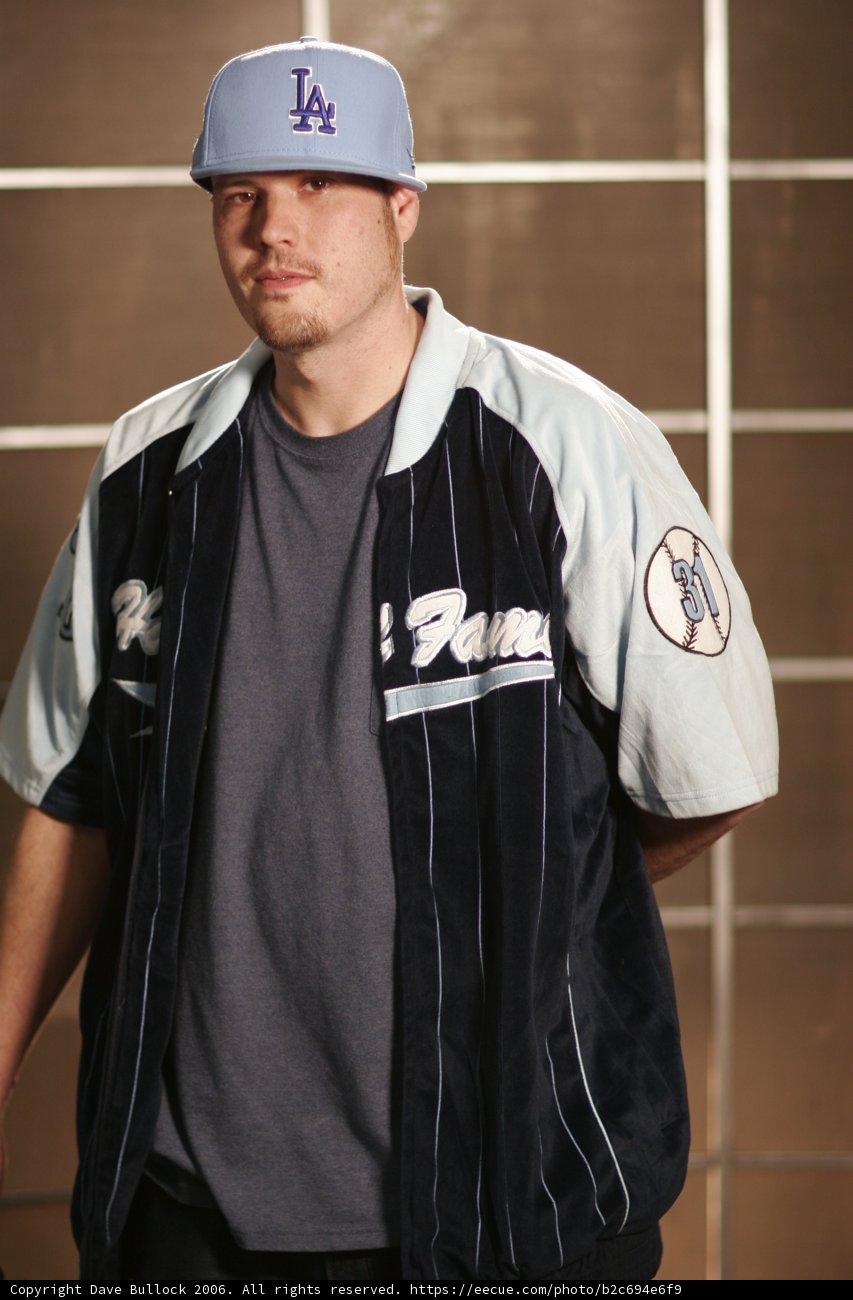 Blue and White Baseball Jacket