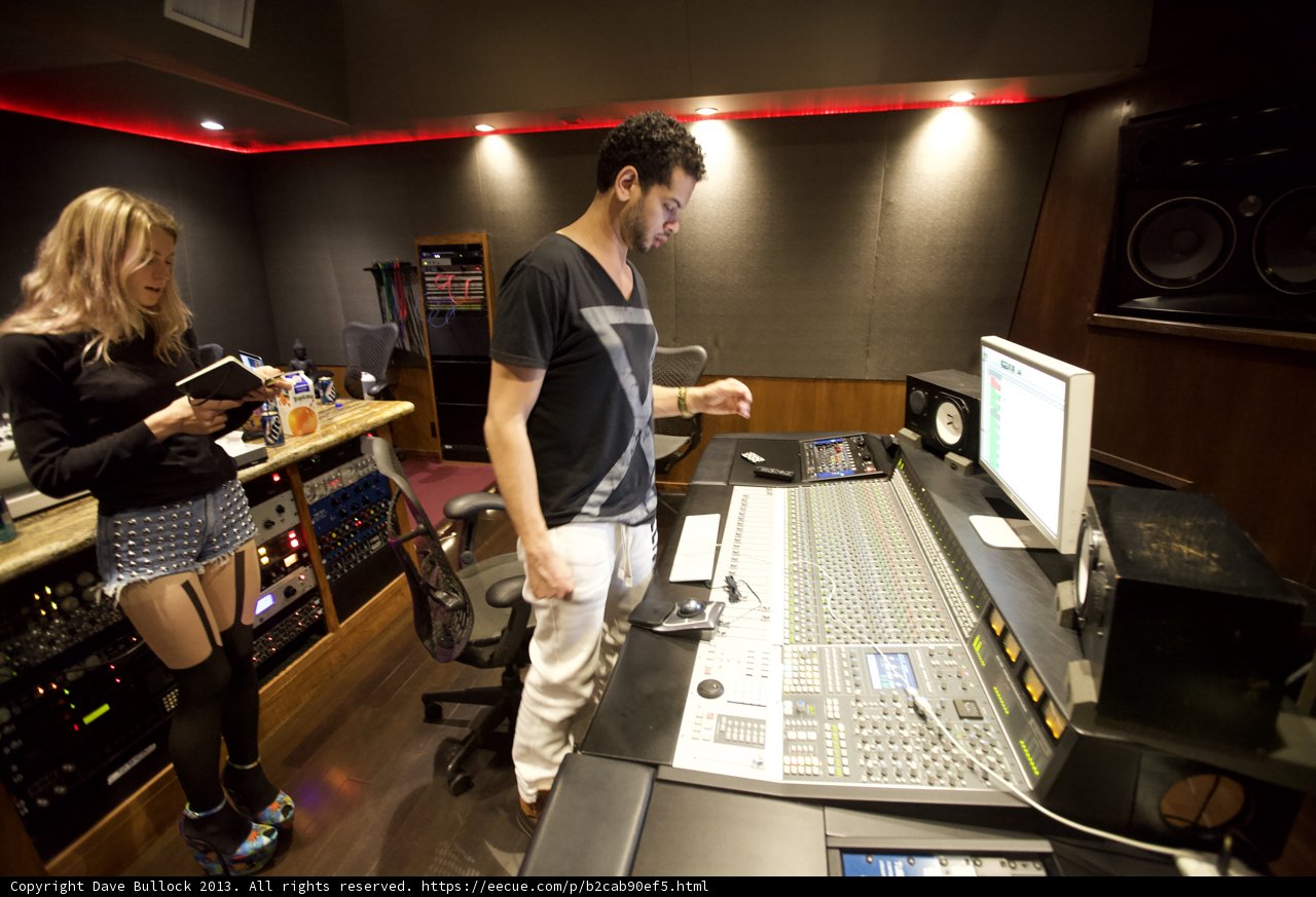 Music Production Session in Professional Studio