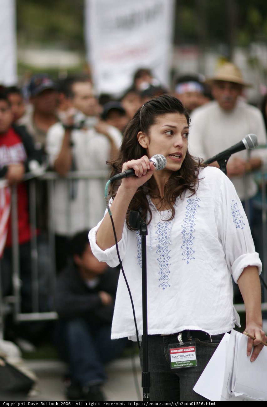 Speaking Out at the Student Protest