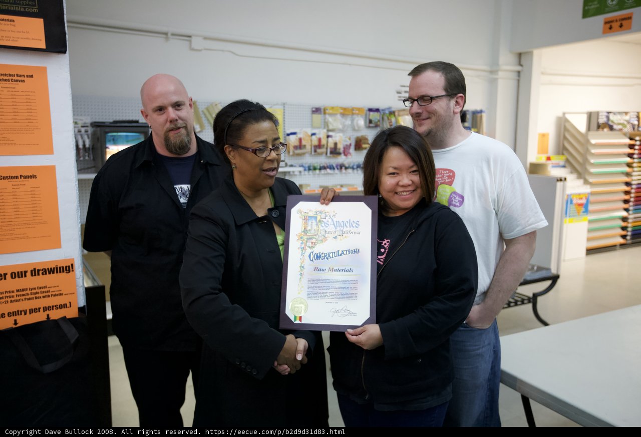 Certificate Presentation at SRPC Show