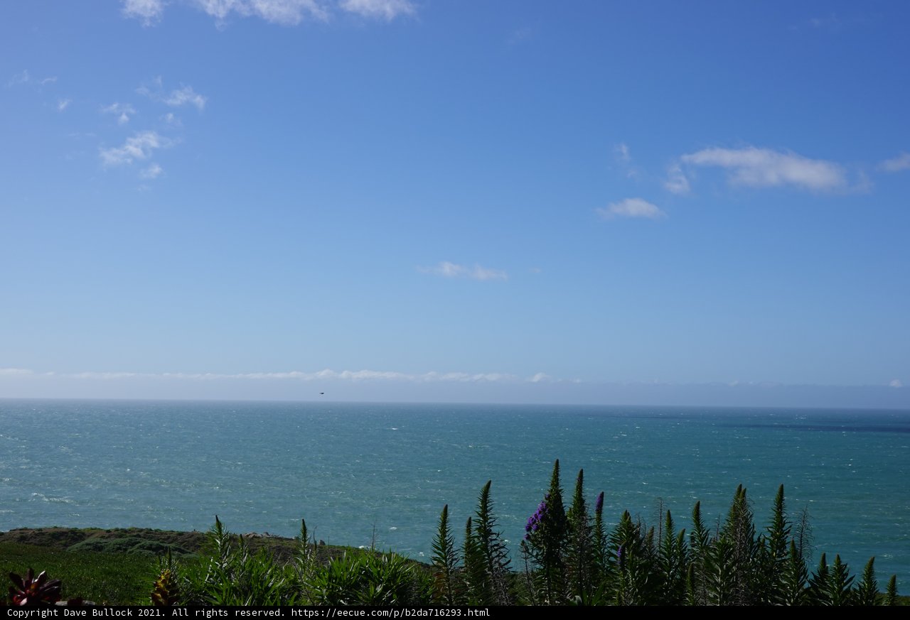 Overlooking the Azure Sea