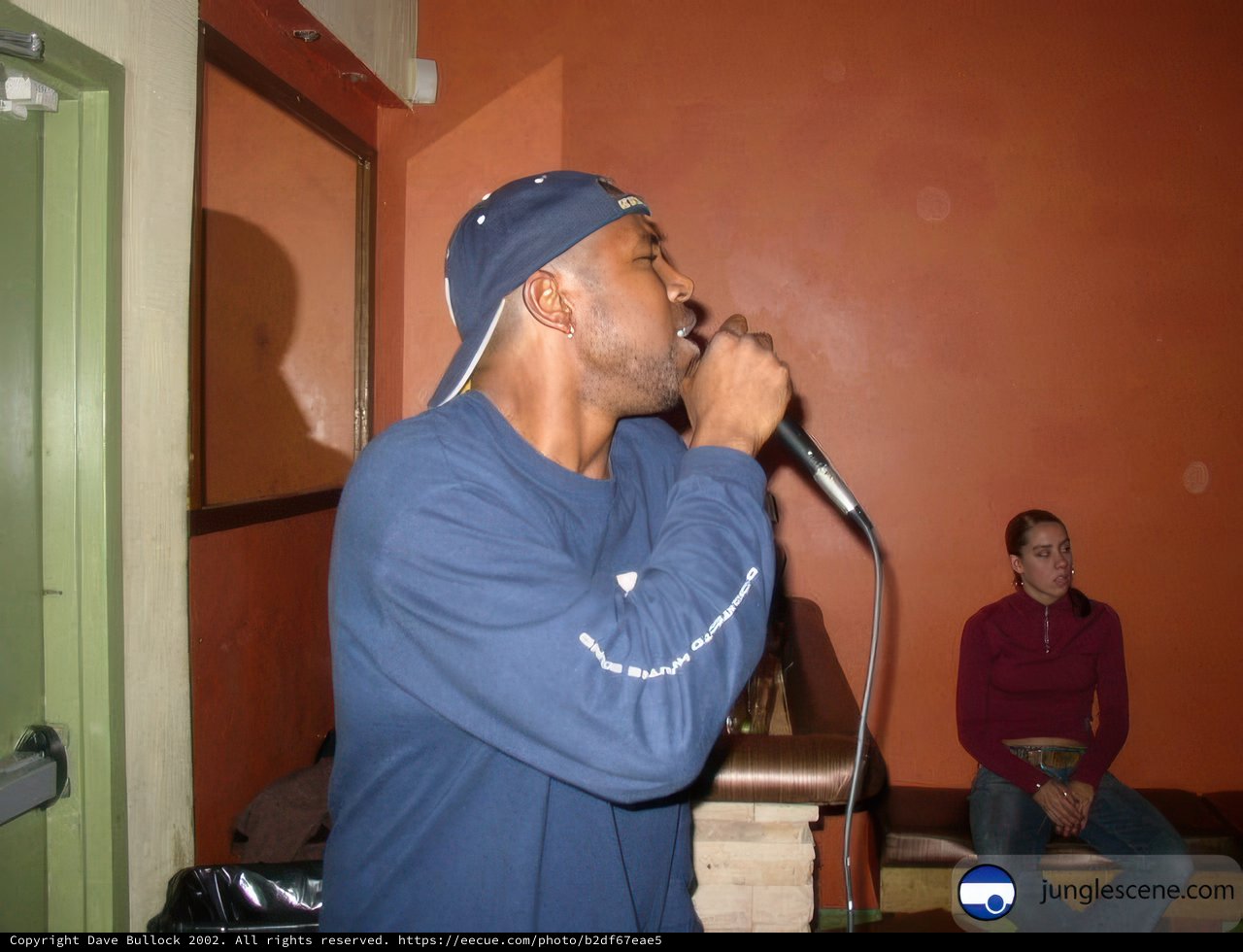 Entertainer Steve J With His Trusty Microphone