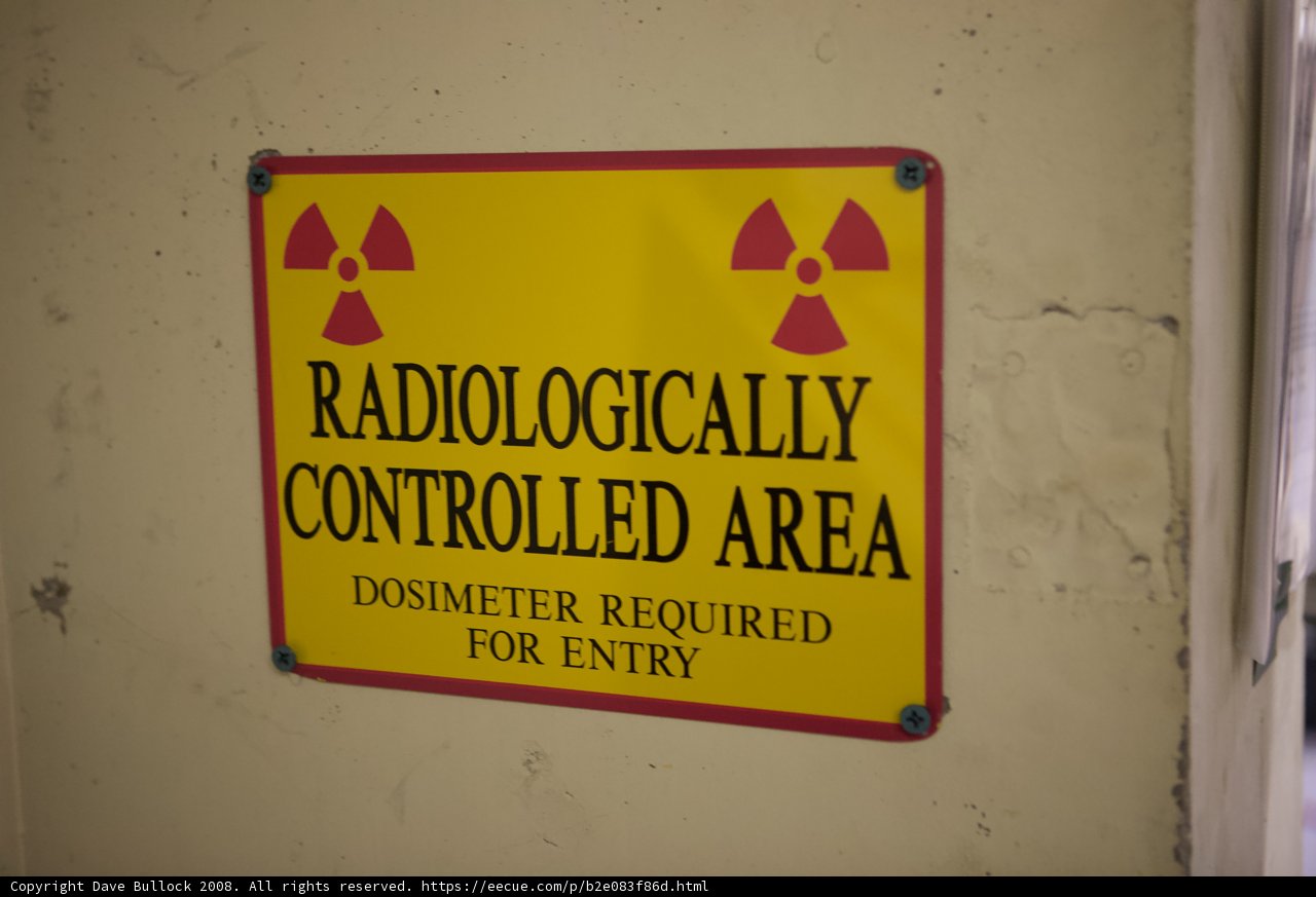 Radically Controlled Area Sign