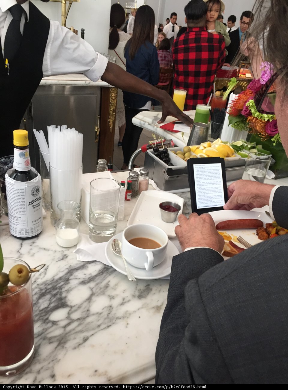 Reading at Brunch