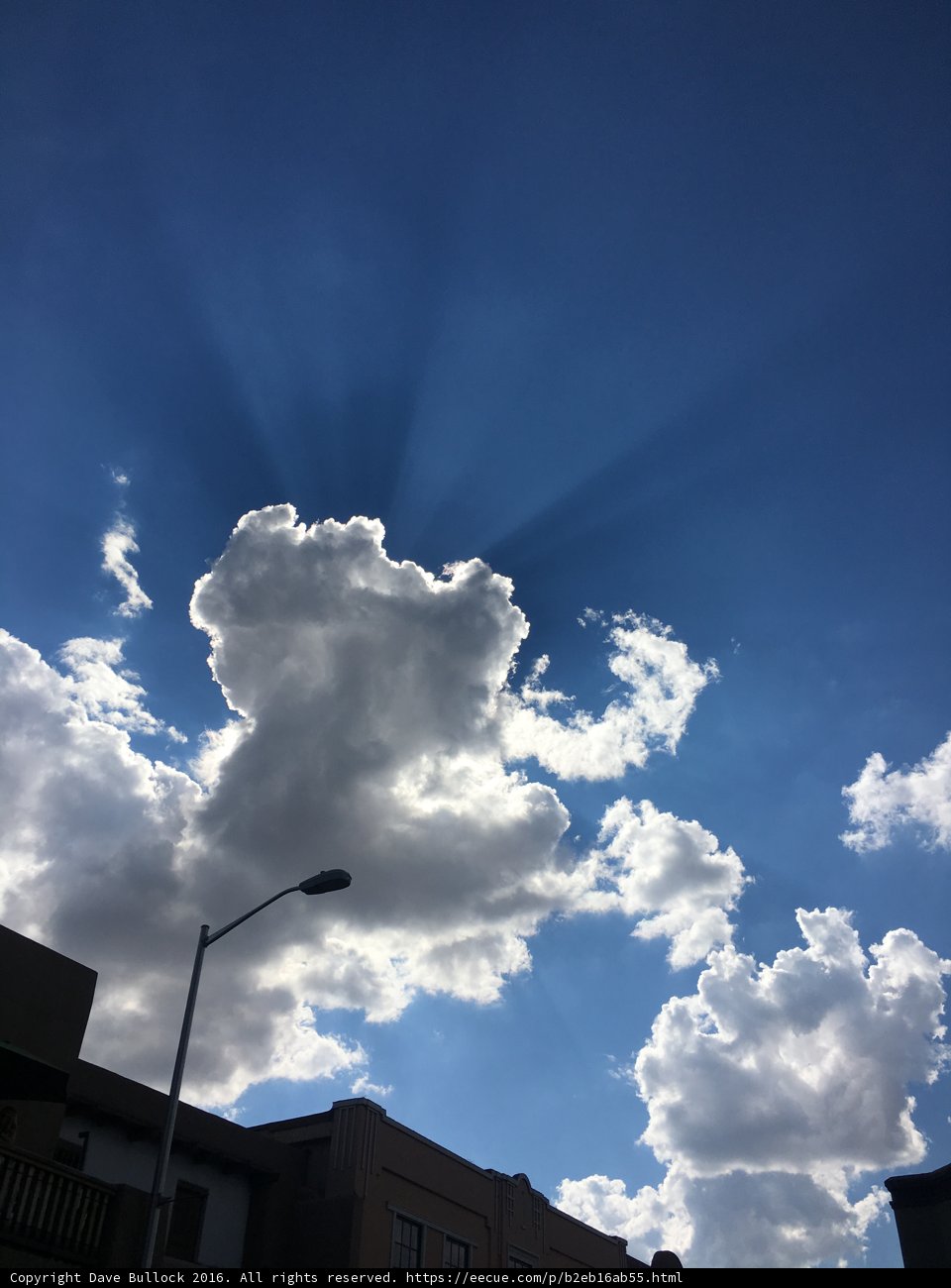 Sunbeams Through the Clouds