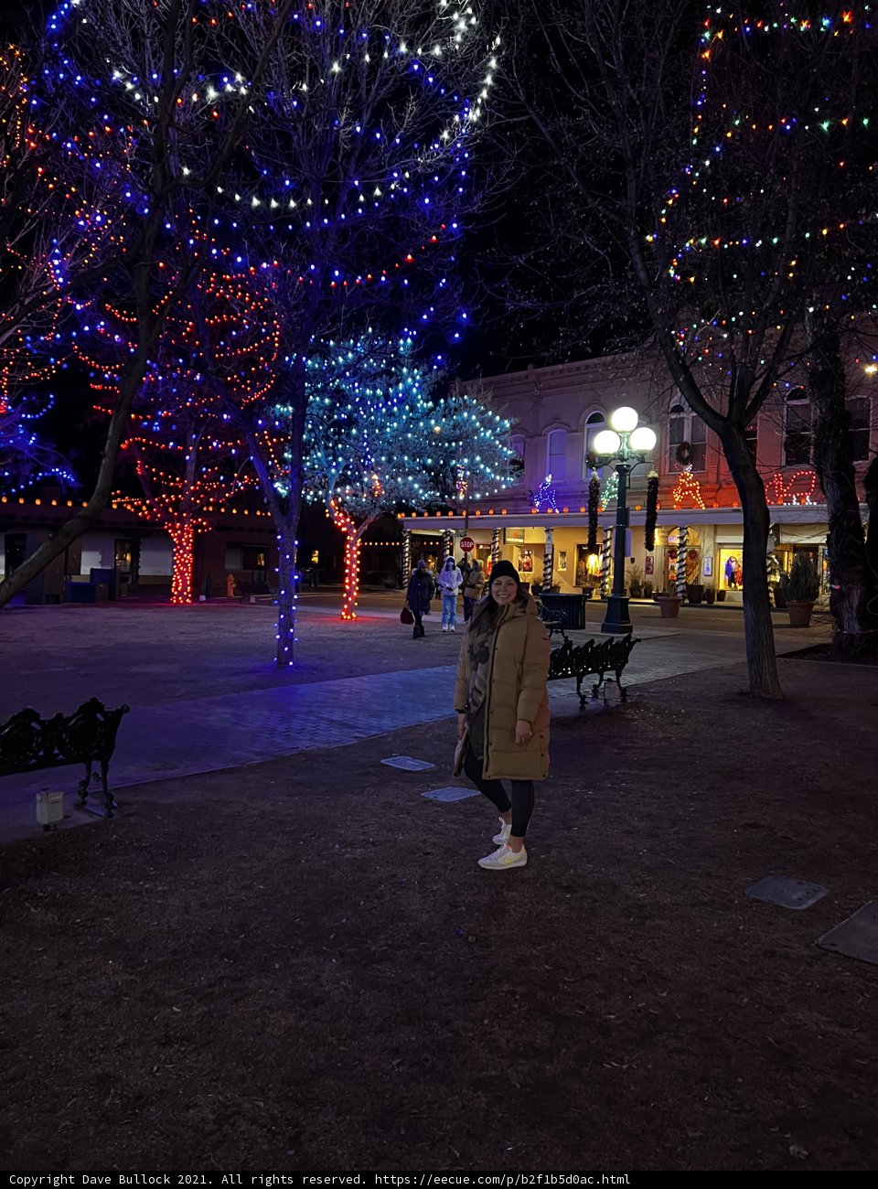 Festive Glow at Santa Fe Plaza