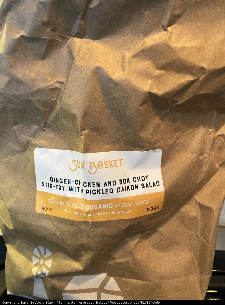 Origami Chicken Bag