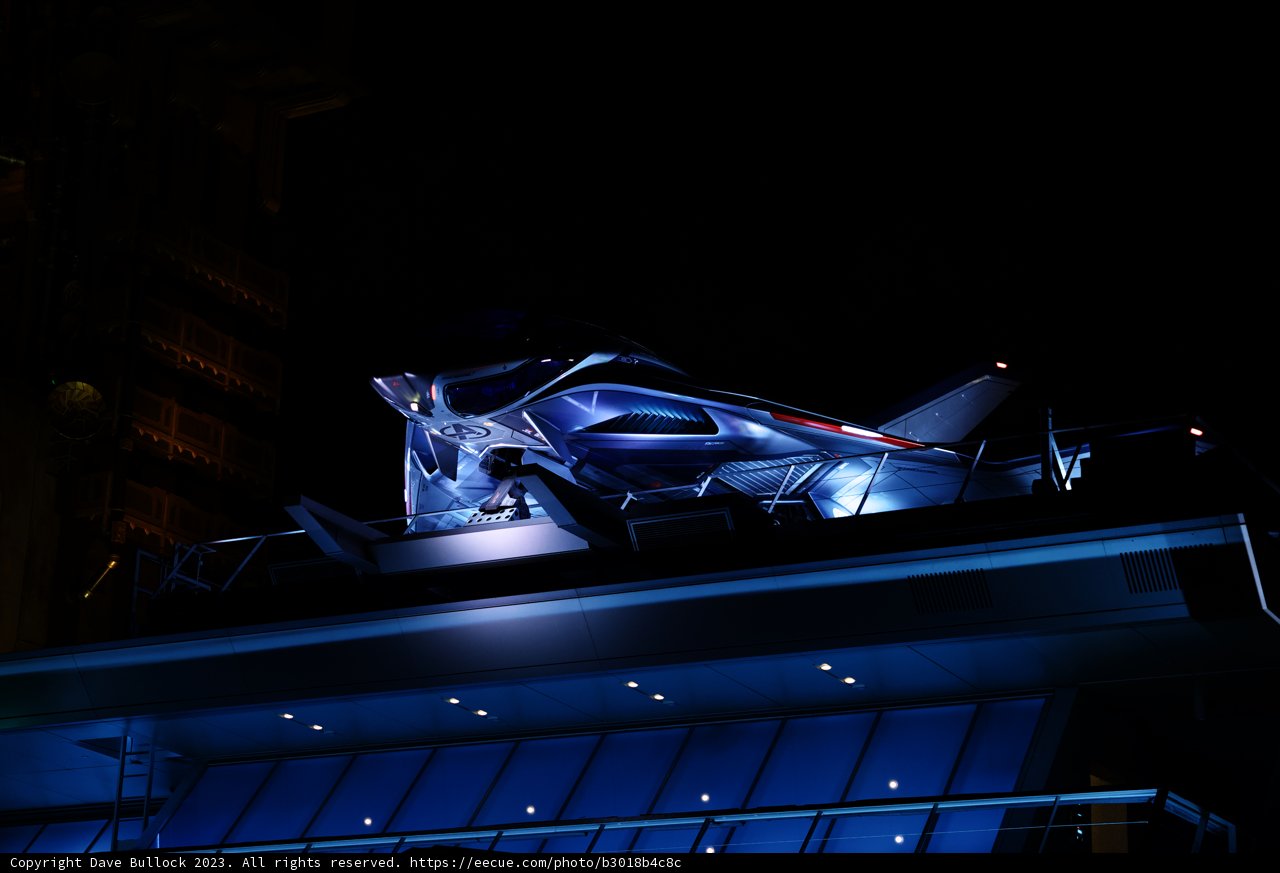 Blue Light Cityscape
