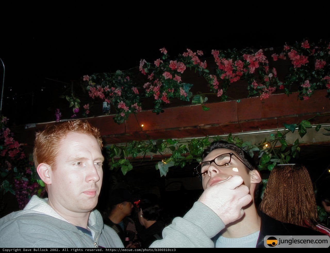Portrait of a Red-Haired Man under the Night Sky