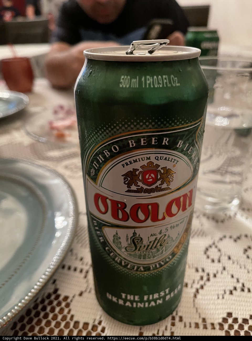 Refreshing Lager on the Table