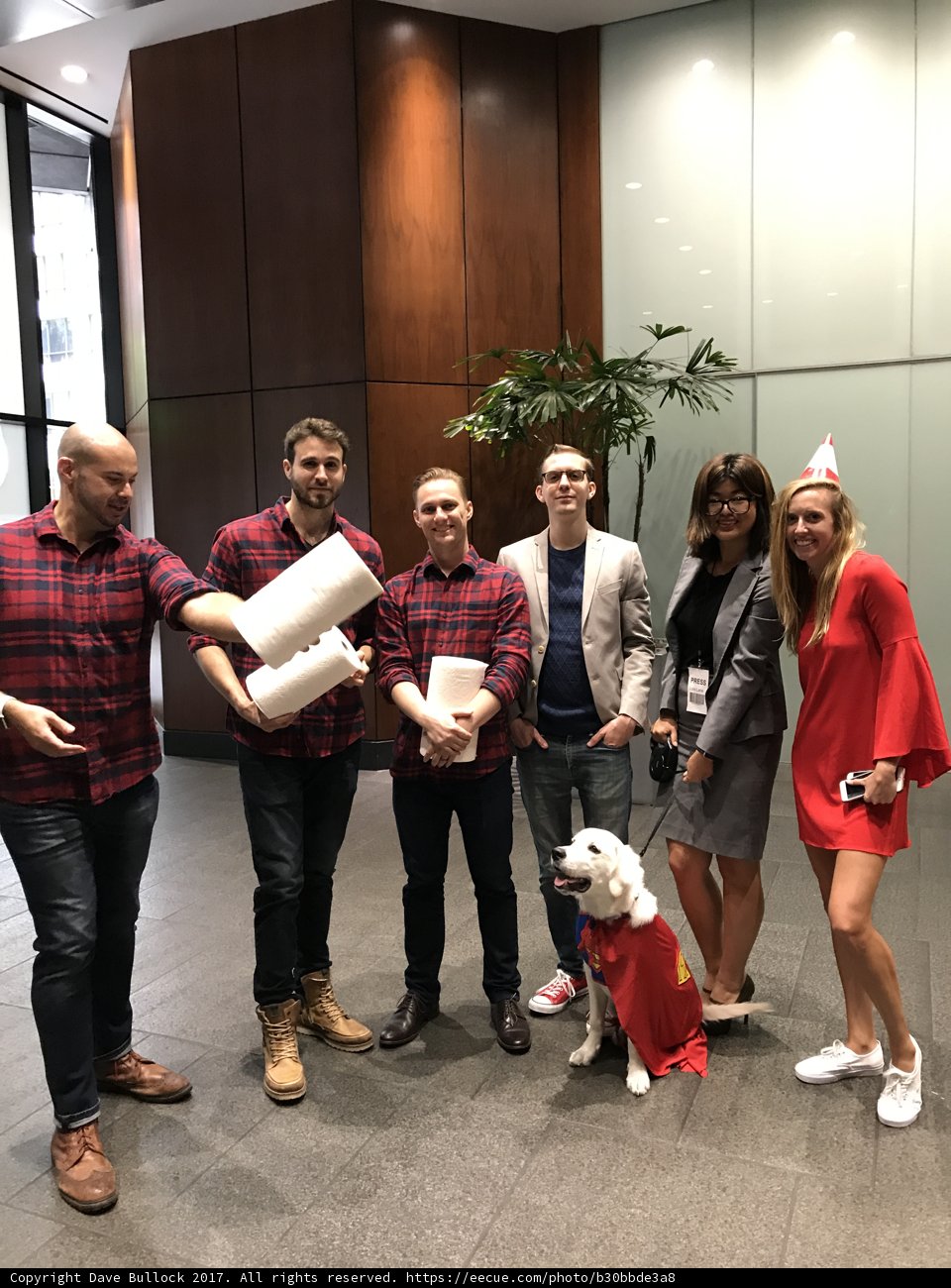 The Gang and Their Canine Companion