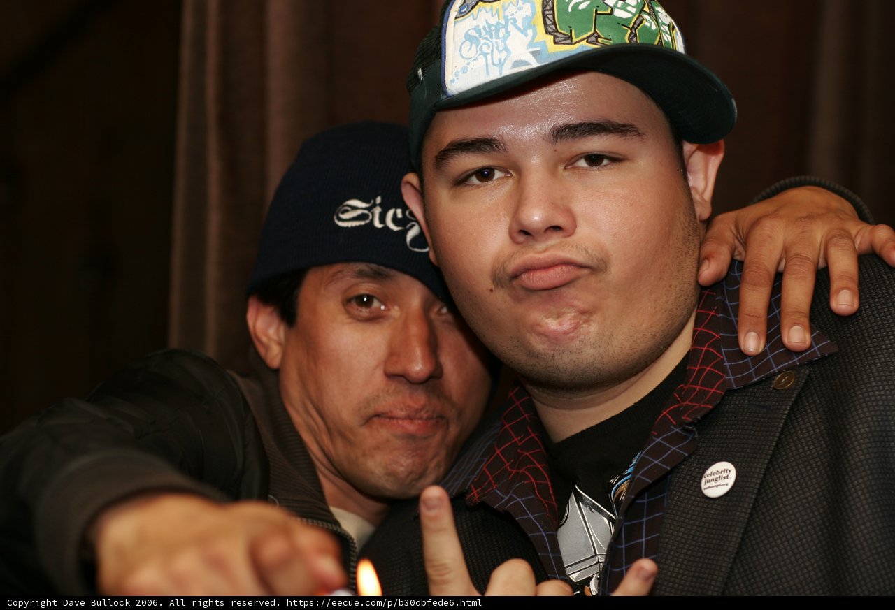 Two Men Strike a Pose