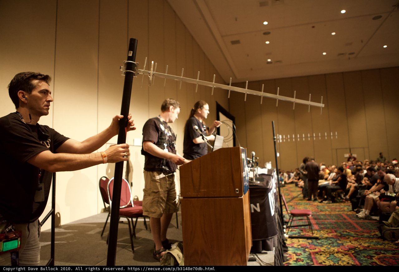 Presenters on Stage at Defcon18 Conference
