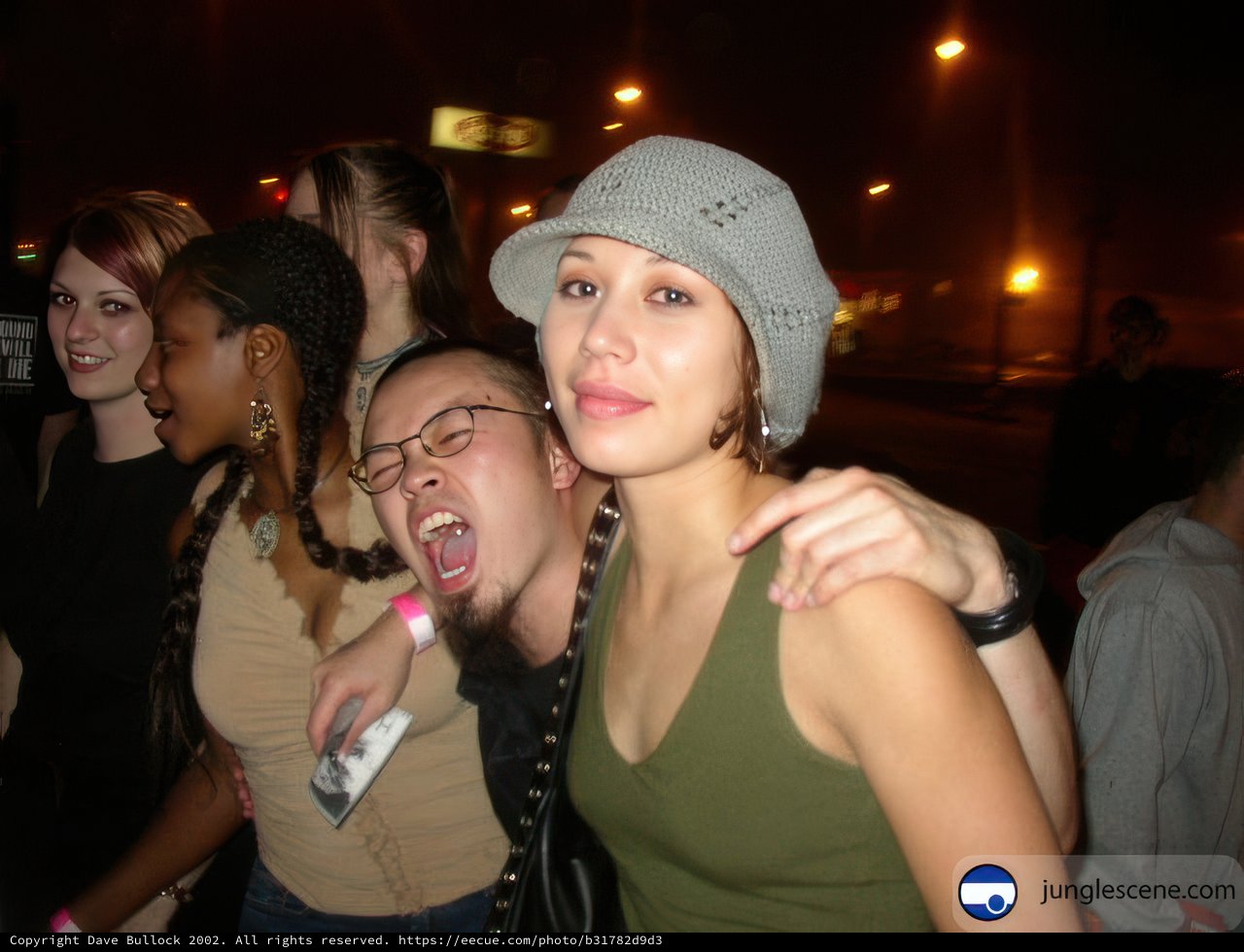 Concert-goers Strike a Pose