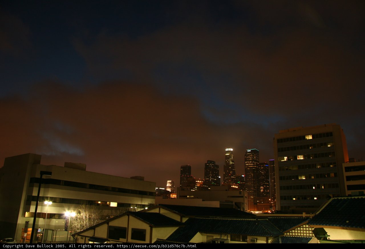 Metropolis Night Skyline