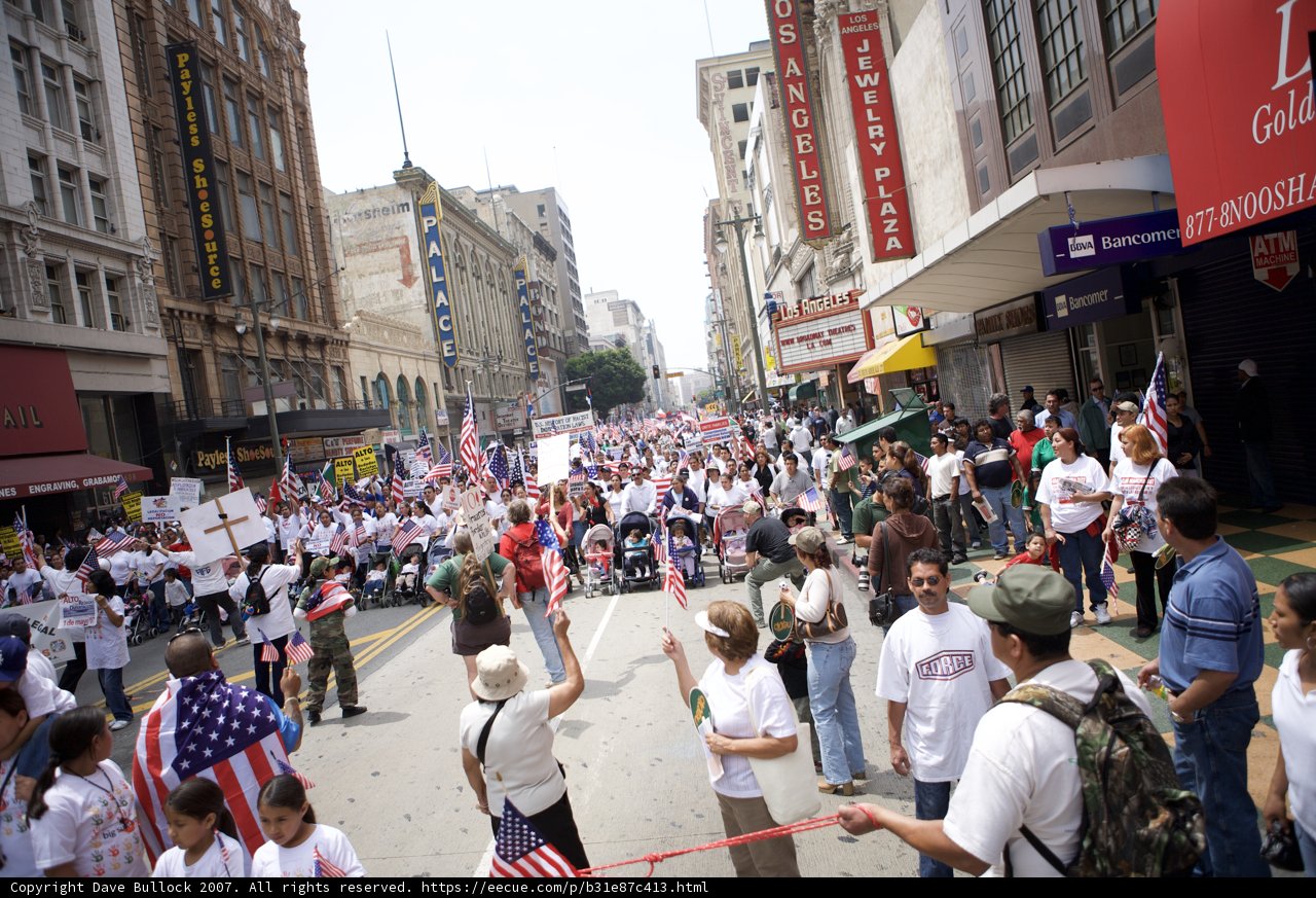 Great American Boycott Protesters March on City Streets