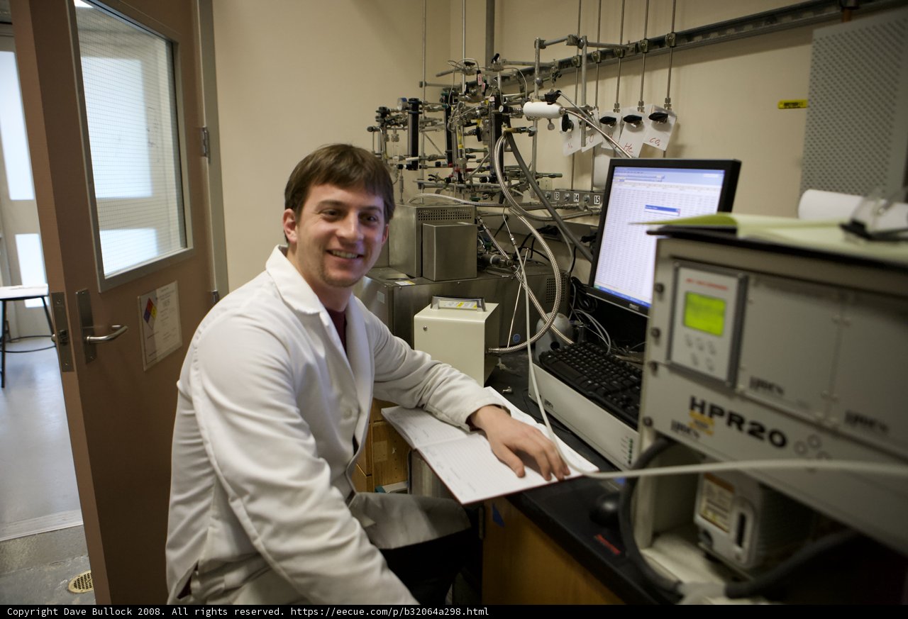 Nanotech Scientist in a Lab Coat