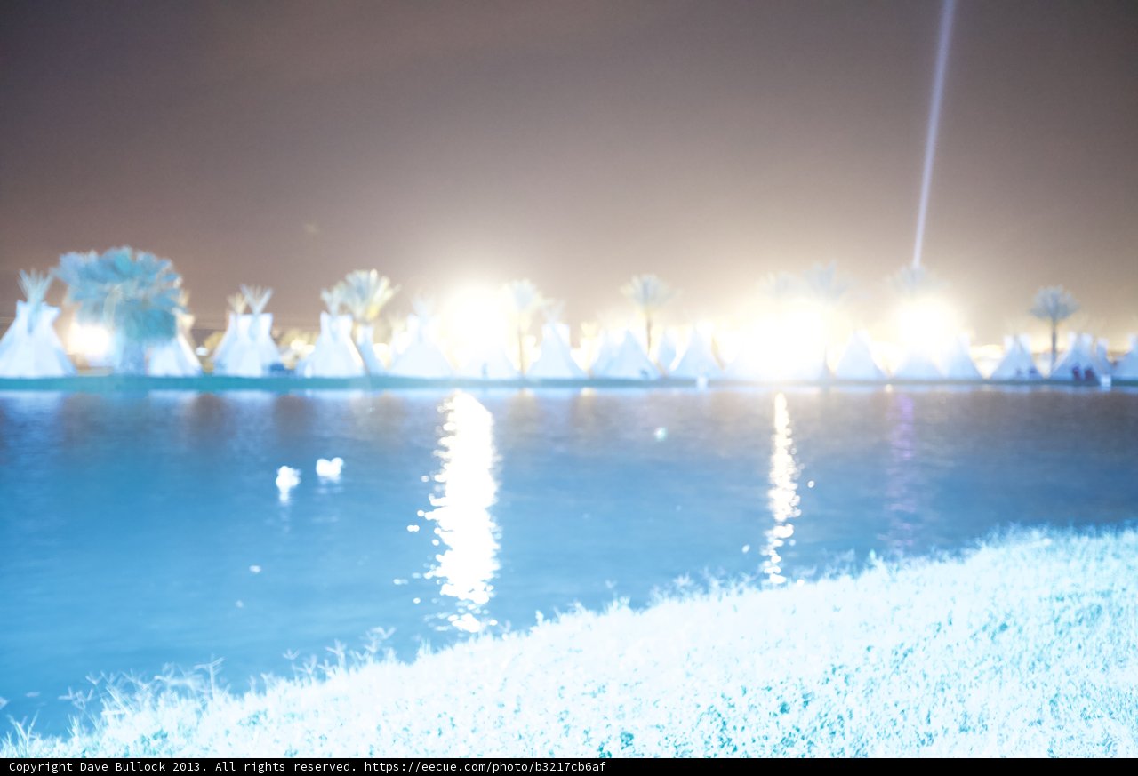 Infrared Oasis in the Night Sky