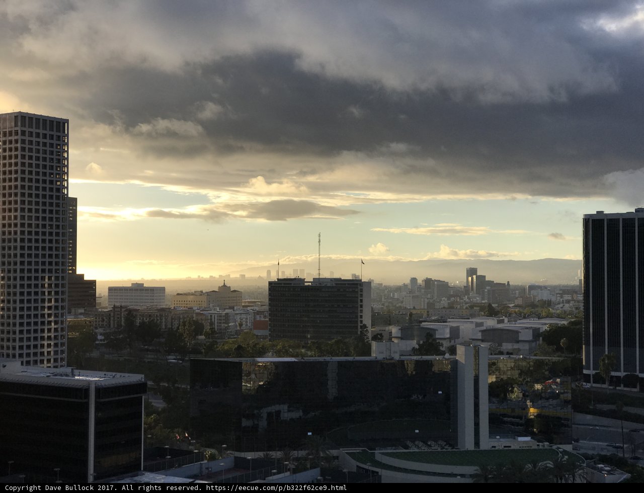 Sunset over the Urban Metropolis