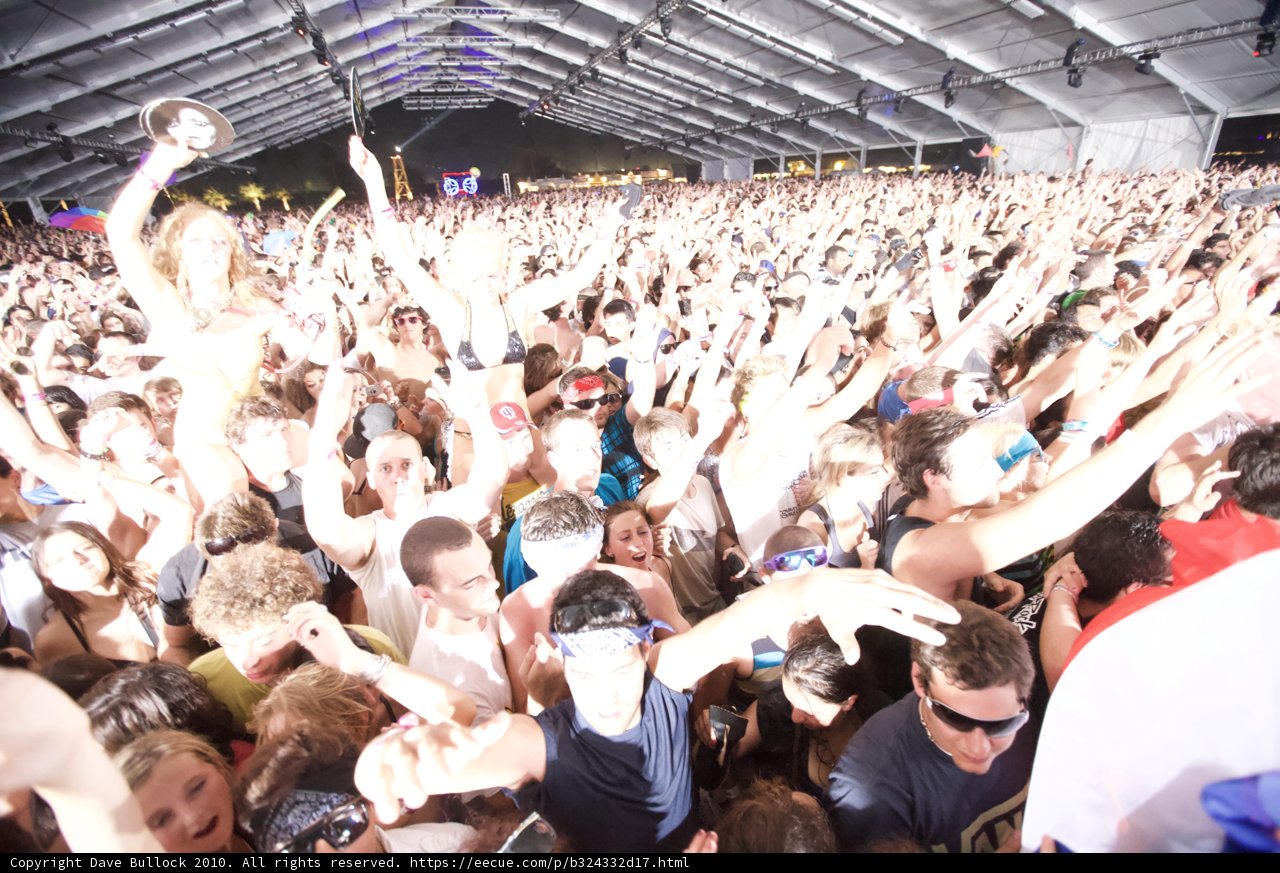 Urban Concert Crowd at Coachella