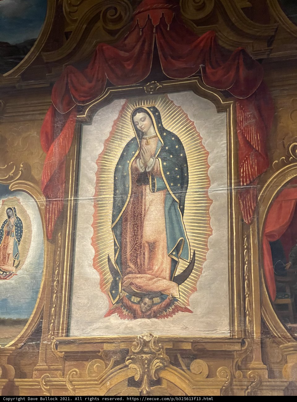 Our Lady of Guadalupe Altar in Santa Fe Church