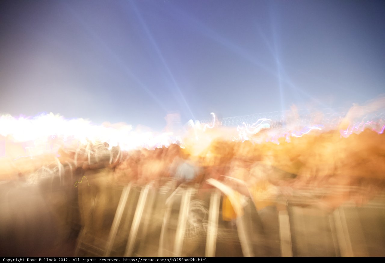 Blurred Crowd at Coachella 2012