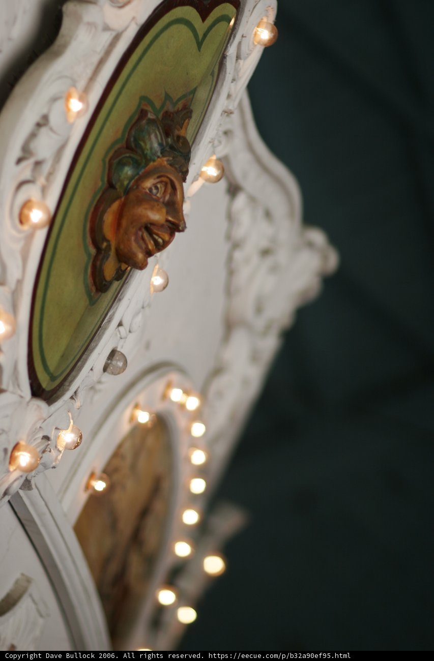 Face of Fun on a Carousel