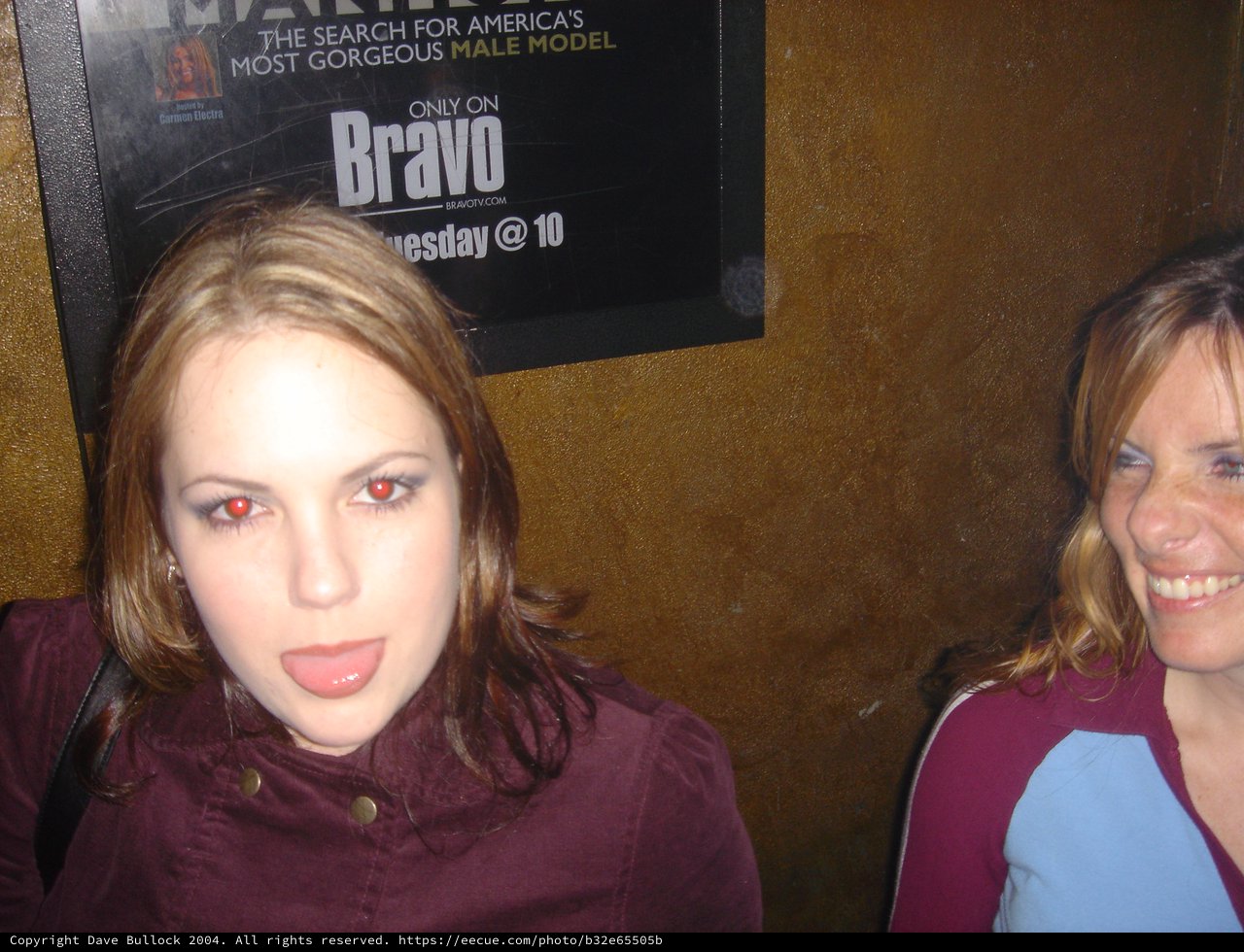Two Women at a Bar Near Bravo TV Poster