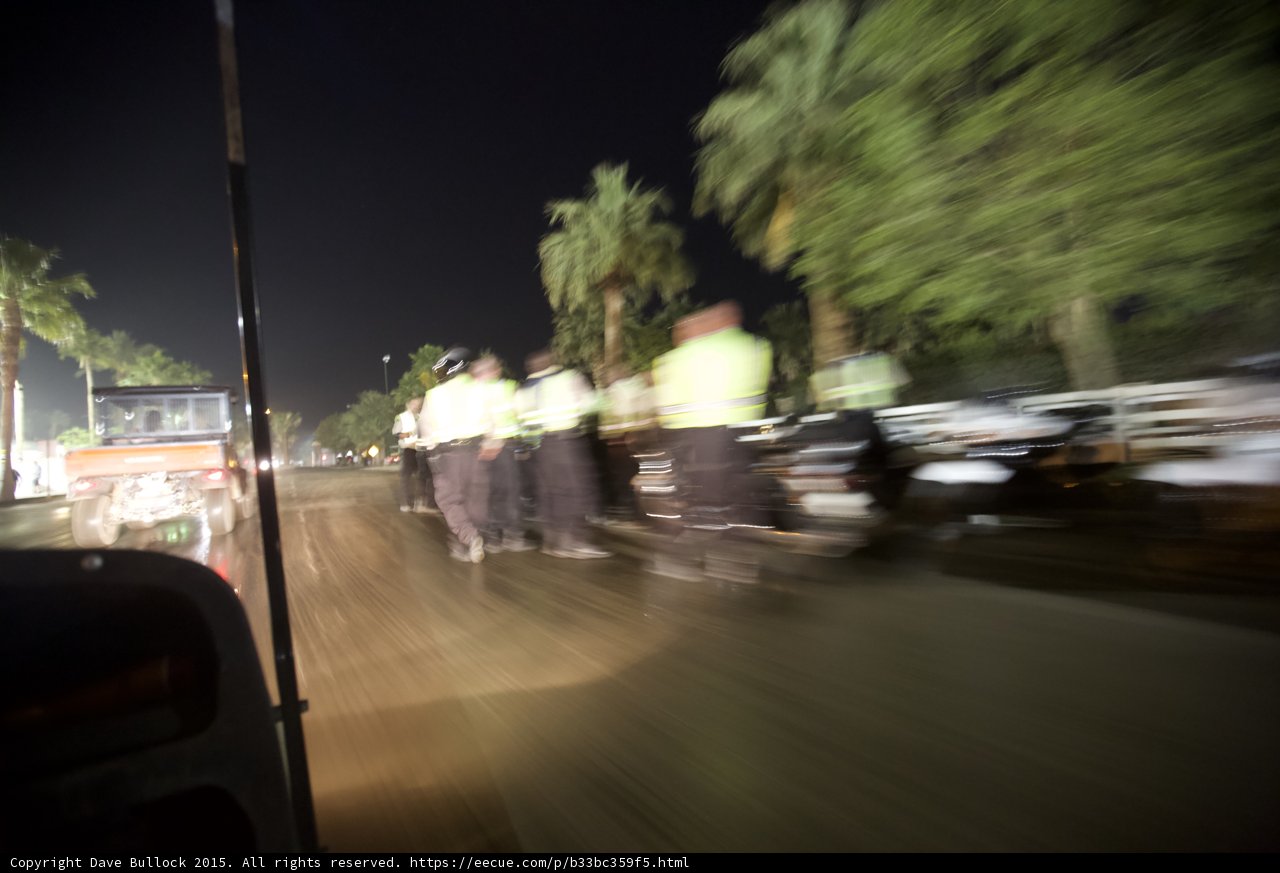 Blurry Night on the Urban Road