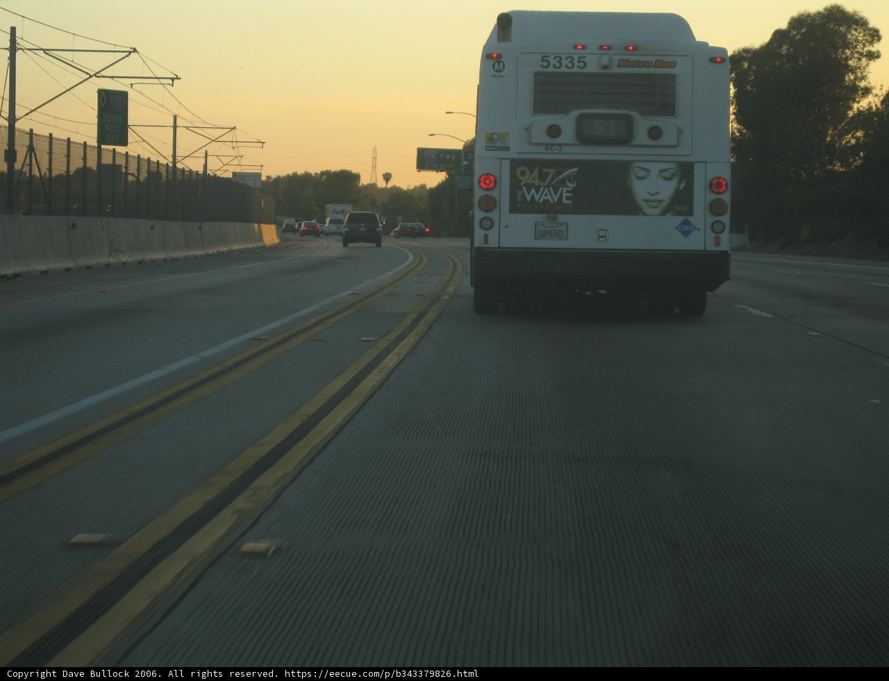 Driving into the Sunset