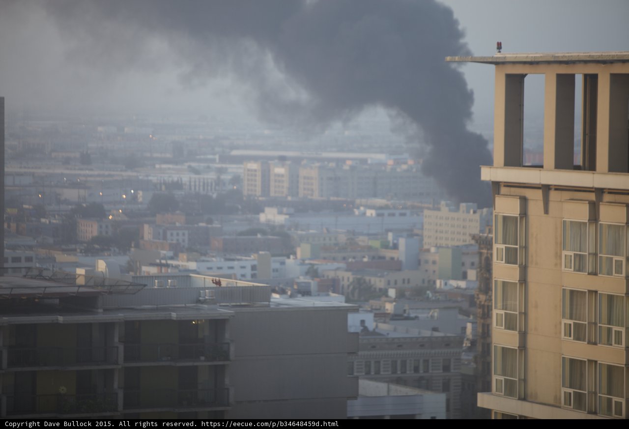 Fire Smoke Urban Haze