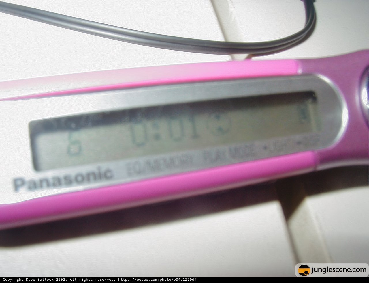 Pink Digital Clock