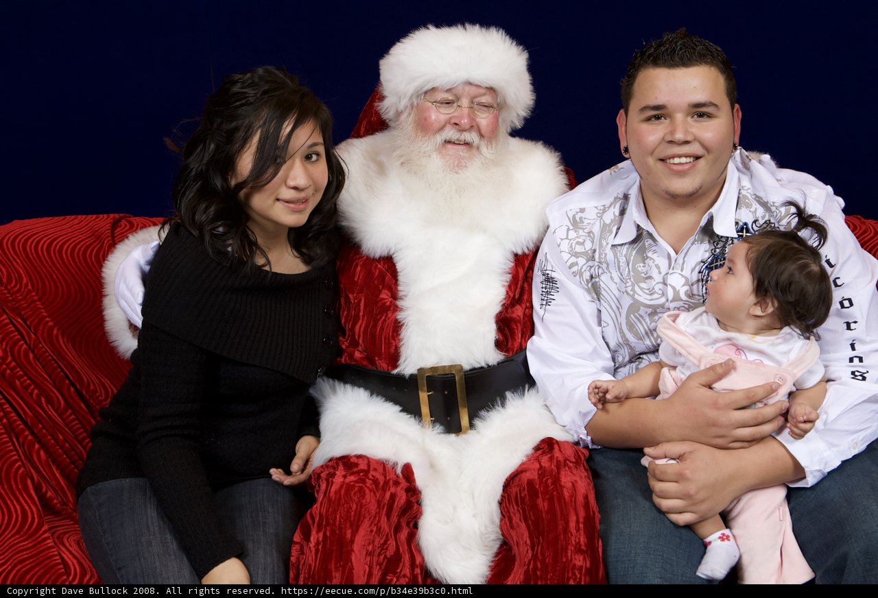 Christmas 2008 with Santa Claus