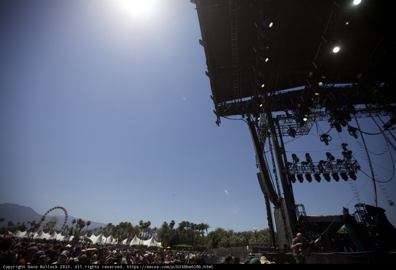Sun-kissed Crowd at Coachella Concert