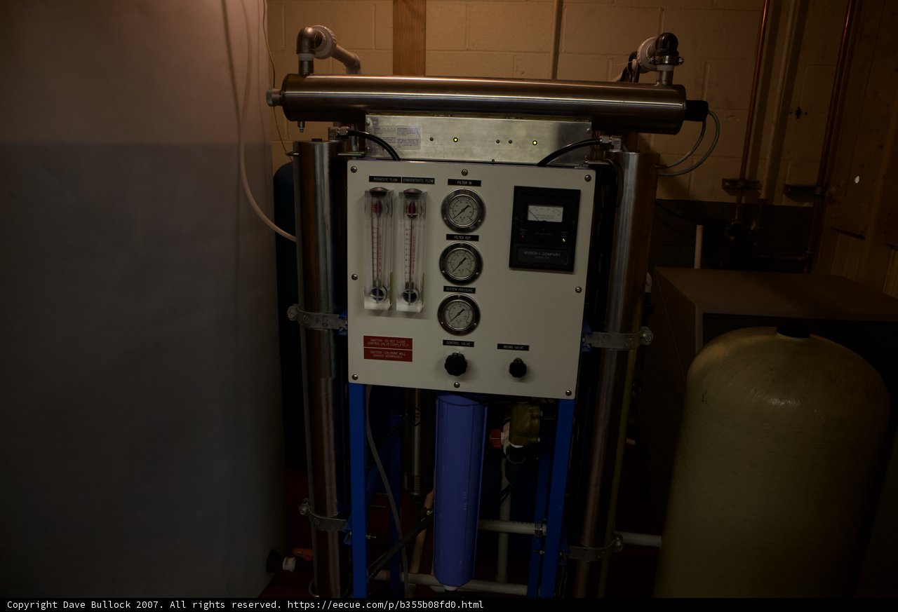 Water Treatment System in a Room