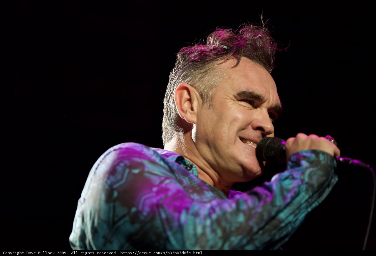 Morrissey Takes the Stage at the O2 Arena